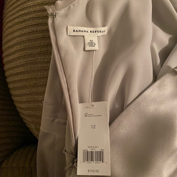 Banana republic raw silk dress, size 12 NWT - Picture 4 of 5